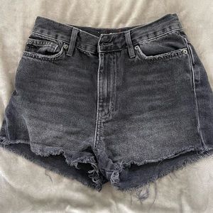 BDG black jean shorts, size 25